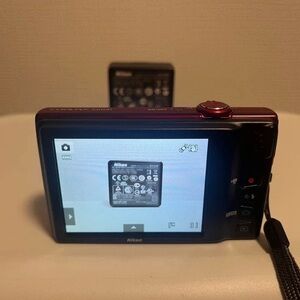Nikon Burgundy Digital Camera